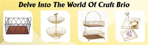 Craft Brio -A TRENDY HANDICRAFTS 2-Tier Metal Black Wire Multipurpose ...