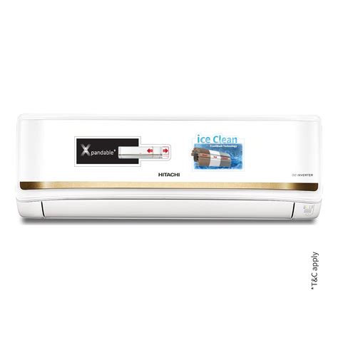 Hitachi 1.5 Ton Inverter Split Air Conditioner (RAS-V318PCDIST, White)