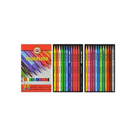 KIN Progresso Woodless Artist Coloured Pencil Set of 24