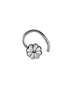 Buy Abhooshan Chic Nose Pin in 92.5 Sterling Oxidized Silver for Girls ...