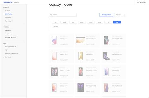 Samsung Remote Test Lab 的图像结果