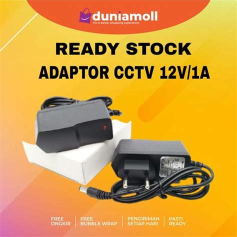Jual Adapter Adaptor 12V 1A AC DC Adaptor for CCTV Router DLL - Jakarta ...