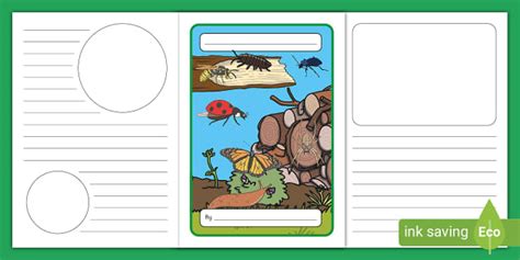 My Minibeast Book Template, Minibeasts (teacher made)