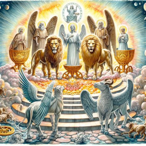 Illustration Of Ezekiel Vision