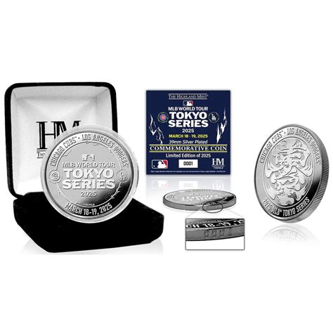 Los Angeles Dodgers vs. Chicago Cubs Highland Mint 2025 MLB World Tour ...