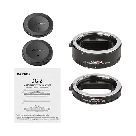 Buy Viltrox DG-Z Automatic Macro Extension Tubes 12mm 24mm Full Frame ...