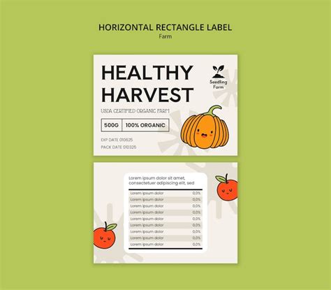 Free Food labels templates to design online | Freepik