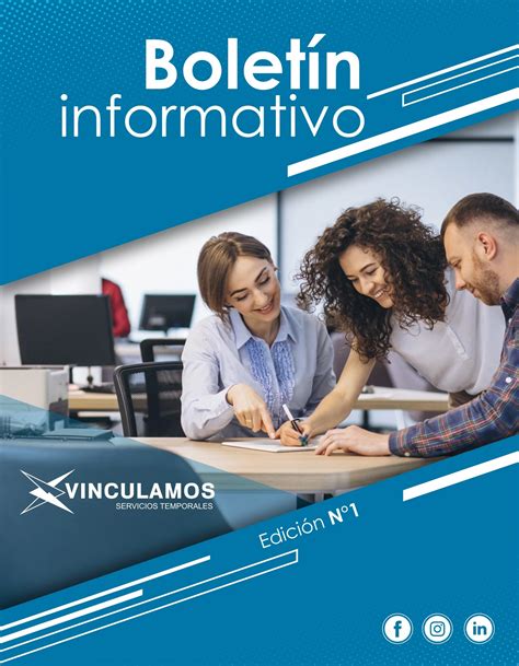 Ejemplos De Portadas De Boletines Informativos