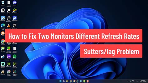 Image result for Refresh Rate Problems 2nd Monitor