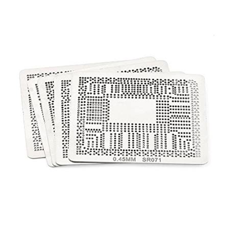 5pcs 34x28mm Rework BGA Reball Reballing Stencils Template for SR071 ...