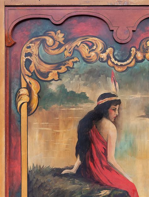 Lot Detail - Tilden Park Merry-Go-Round Panel. North Tonawanda, NY: Hers...