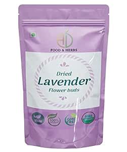 A D Food & Herbs Organic Dried Lavender Buds/Flower/Petals for Homemade ...