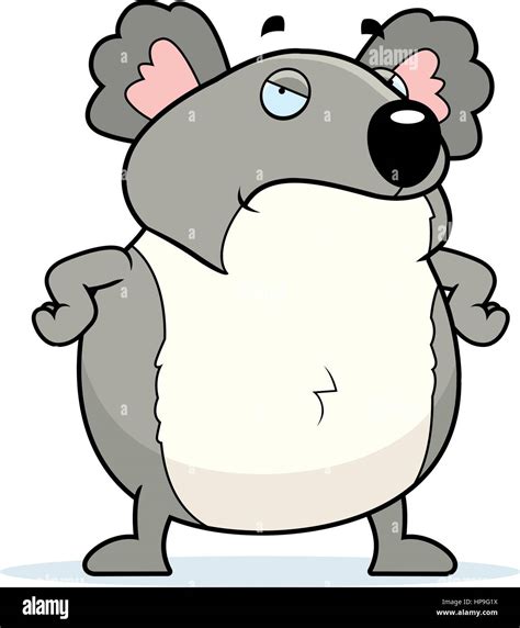 Mean Koala Bear Cartoon