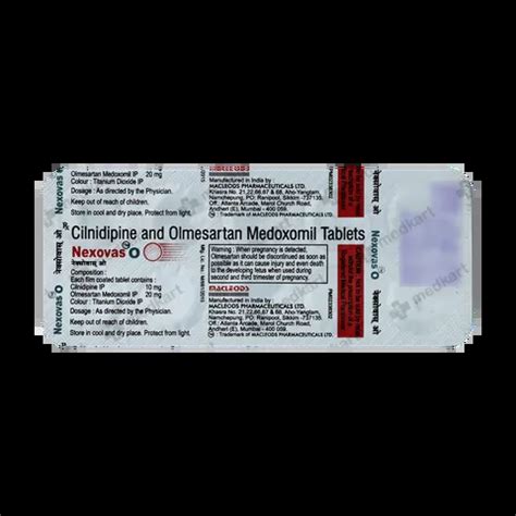 NEXOVAS O 20MG TABLET 10'S : View Price, Combination and Alternatives ...
