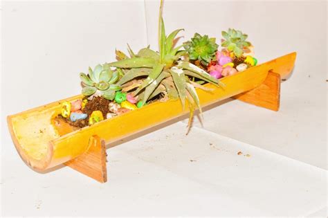 WATIKA CRAFT Table Hanging Planter Pot Bamboo Planter Eco Friendly ...