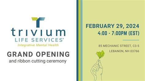 Grand Opening & Ribbon Cutting of Trivium Life Services Outpatient ...