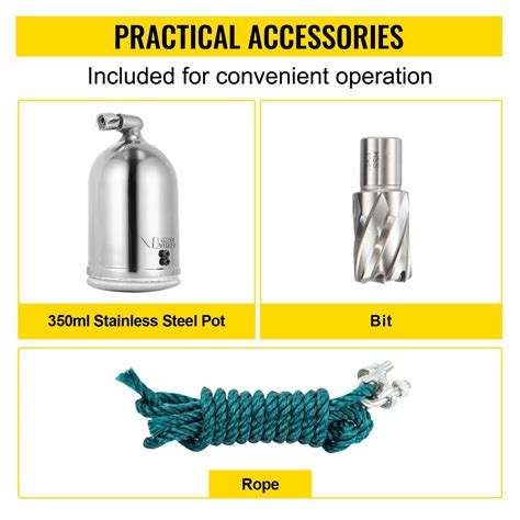 VEVOR Magnetic Drill Magnetic Drilling Machine 980W, Metal Drill Press ...