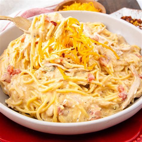 Rotel Chicken Spaghetti