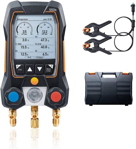 Digital manifold Testo 550S Manifold Gauge Meter India | Ubuy