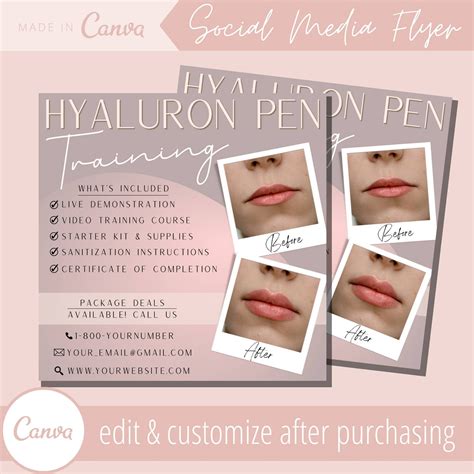 hyaluronic pen lip filler kit