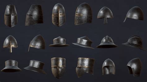 Medieval Helmets Types