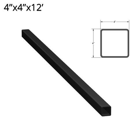 Iron Fence Post – 4-inch x 4-inch x 12-foot