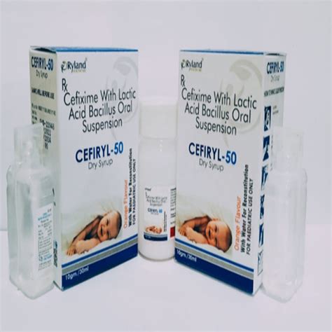 Cefiryl 50 - Cefixime With Lactic Acid Bacillus Oral Suspension ...