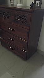 FURNITUREWALLET Wooden Console Tables for Living Room/Sideboard with 2 ...