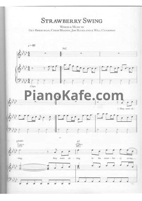 Image result for Coldplay Strawberry Swing Tutorial