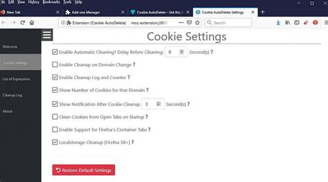 Image result for Automatically Clear Cookies