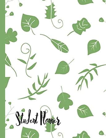 Buy Student Planner: School Planner 2019-2020 Floral Leaves Book Online ...