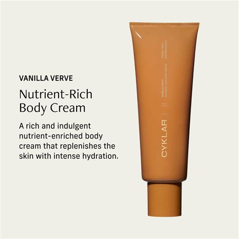 CYKLAR Nutrient Rich Body Cream. Vanilla Verve India | Ubuy
