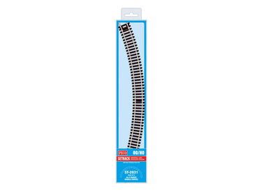 ST-2031 Peco OO Gauge Double Curve Blister Pack 4 Pack No. 3 Radius