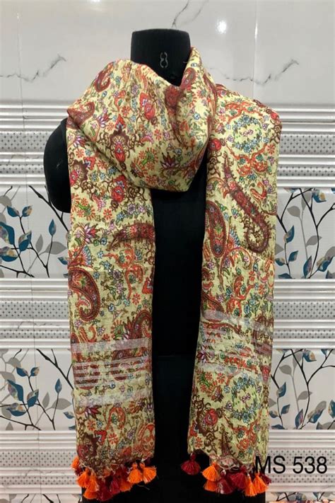 Digital Printed Linen Scarf | Linen World