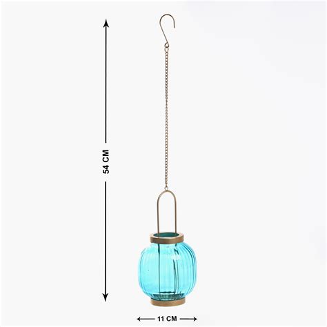 Buy Bleam Iron and Glass Hanging T-Light Holder from Home Centre at ...
