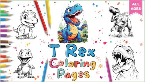 32 T-Rex Coloring Pages (Free PDF Printables), 49% OFF