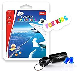 Buy HASPRO® Fly Kids Earplugs - Multipurpose Travel Earplugs for Kids ...