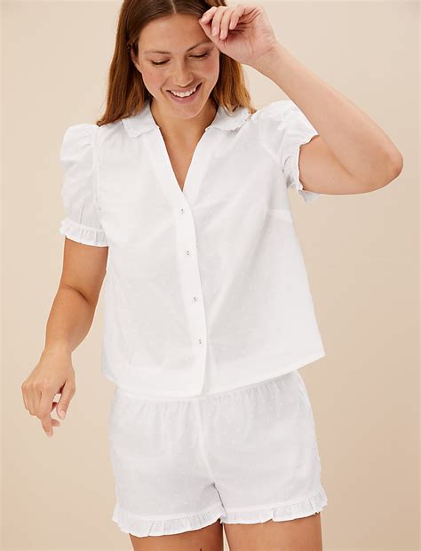 Buy Pure Cotton Pyjama Top at Marks & Spencer