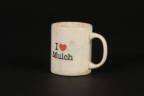 The Prop Gallery | Mel Jones 'I Heart Mulch' mug