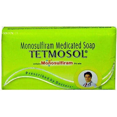 Buy Tetmosol soap 100gm Monosulfiram medicated soap pack of 1 Online at ...