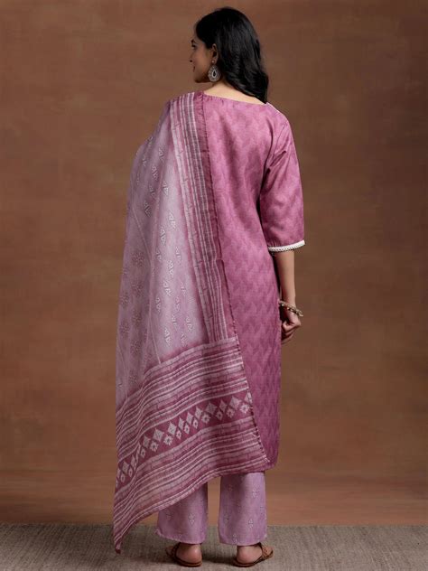 Buy Pink Yoke Design Cotton Straight Suit With Dupatta Online at Rs ...