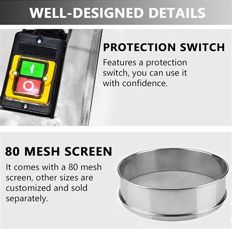 DIYAREA Commercial Electric Vibrating Flour Sifter for India | Ubuy