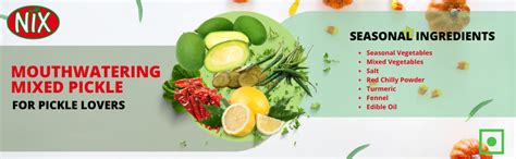NIX "Homemade Pachranga Mixed Pickles, Handmade Rajasthani Mix Pickle ...