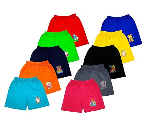Sale Mart Boy's Regular Shorts (Pack of 10) (BHS-22_Assorted_18-24 ...
