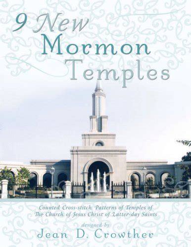 Buy 9 New Mormon Temples: Counted Cross-stitch Patterns of Temples of ...