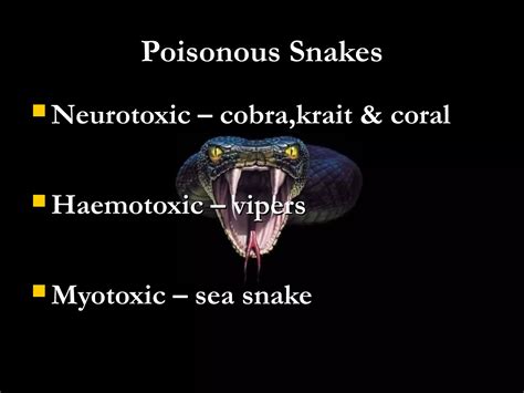 Snake bite and its management | PPT