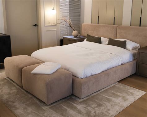 Kaye Slipcover Bed | Plush Modern Luxury Bedroom Furniture Rove Concepts