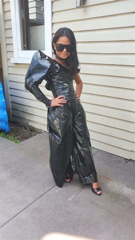 Garbage Clothes, Garbage Bag Dress, Trash Bag Dress, Recycled Outfits ...