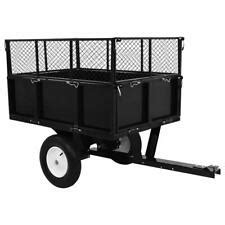 Buy Lawn Tractor Yard Dump Cart Mower Trailer Garden Wagon Utility ...