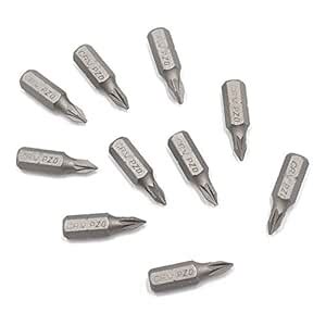Atoz prime 10Pcs 1/4" PZ0 Hex Pozi Screwdriver Bits Tools Set Kit 25MM ...